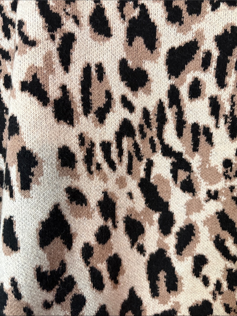 a new day Beige and Black Leopard-Print Cardigan - Picture 3 of 11
